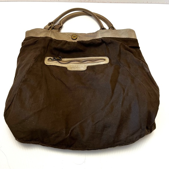 TOSCANI Made in Italy, Distressed Leather Satchel - Picture 11 of 15